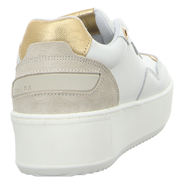 ONLINE SHOES - PSN-0042 B - Jaciara - white/lamb/gold - Sneaker