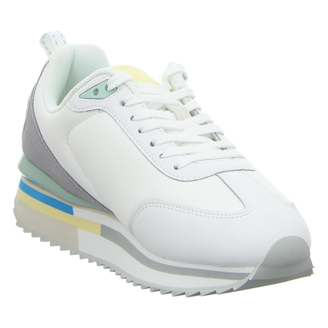 Palpa - PHY0001C - Jenna 1 - white/pale banana/mint - Sneaker