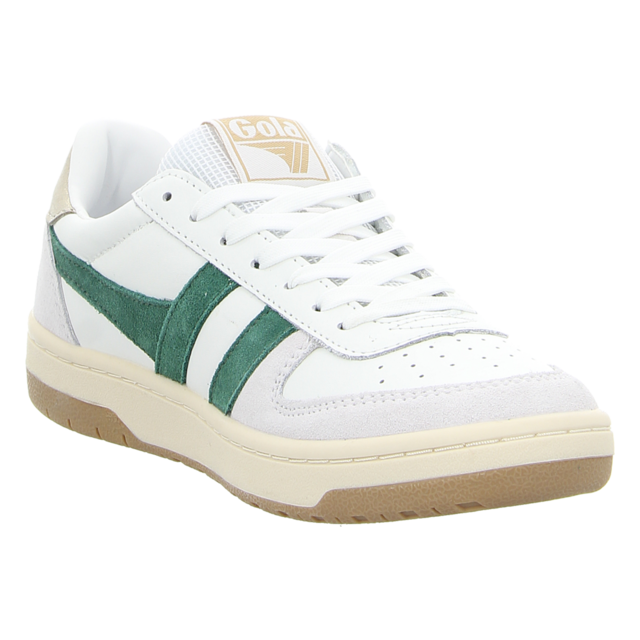 Gola - CLB336-WN - Hawk - white/dark green/gold - Sneaker