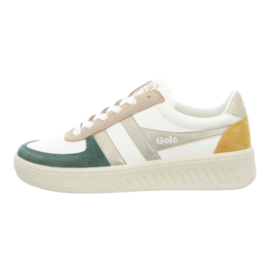 Sneaker - Gola - Grandslam Quadrant - off white/evergreen/gold/sun