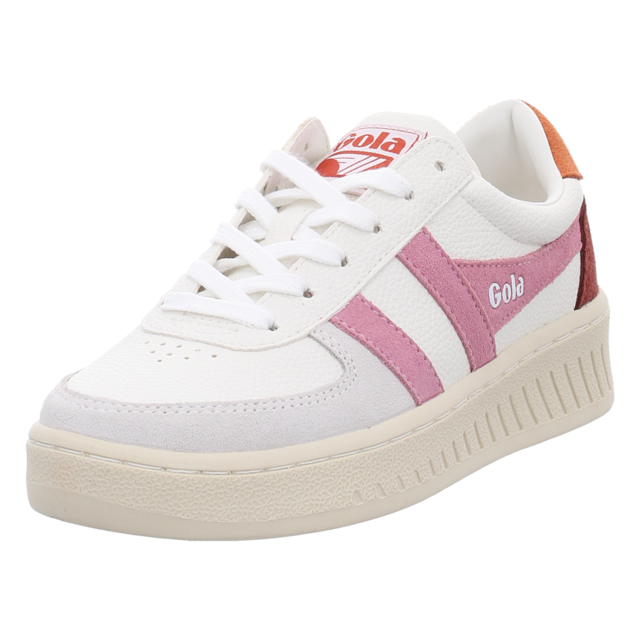Gola - CLA415-HK - Grandslam Trident - white/candy/moody orange - Sneaker