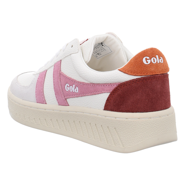 Gola - CLA415-HK - Grandslam Trident - white/candy/moody orange - Sneaker