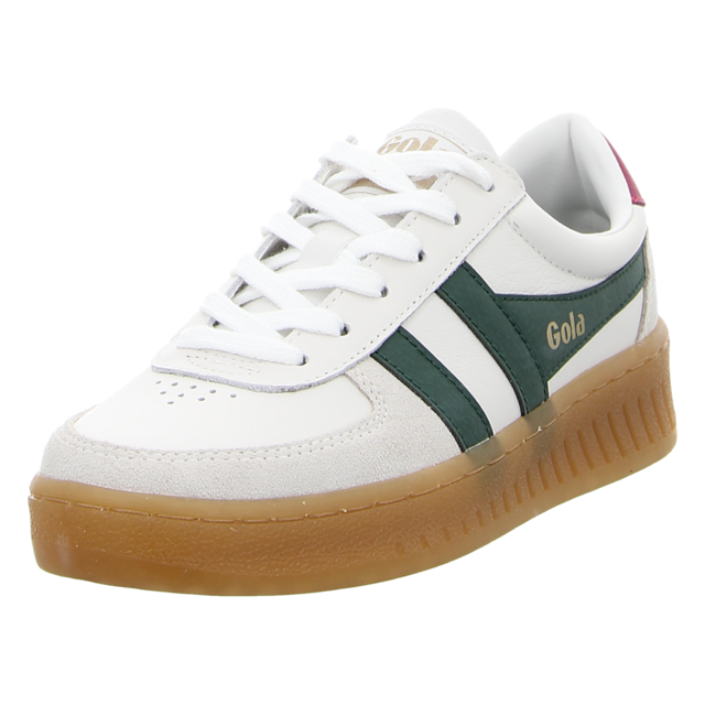 Gola - CLB621-XN - Grandslam Trident - white/evergreen/fuchsia/gum - Sneaker