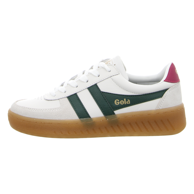 Gola - CLB621-XN - Grandslam Trident - white/evergreen/fuchsia/gum - Sneaker