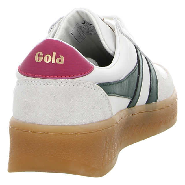 Gola - CLB621-XN - Grandslam Trident - white/evergreen/fuchsia/gum - Sneaker