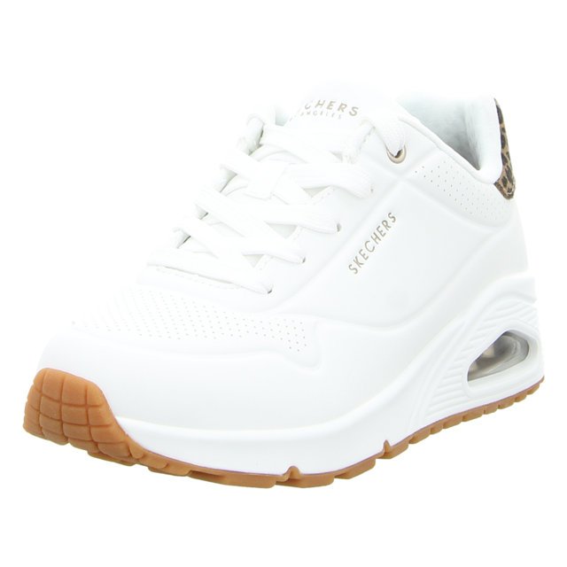 Skechers - 177093 WHLD - Uno-Jungle Nite - white/leopard - Stiefeletten