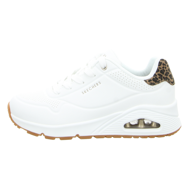 Skechers - 177093 WHLD - Uno-Jungle Nite - white/leopard - Stiefeletten