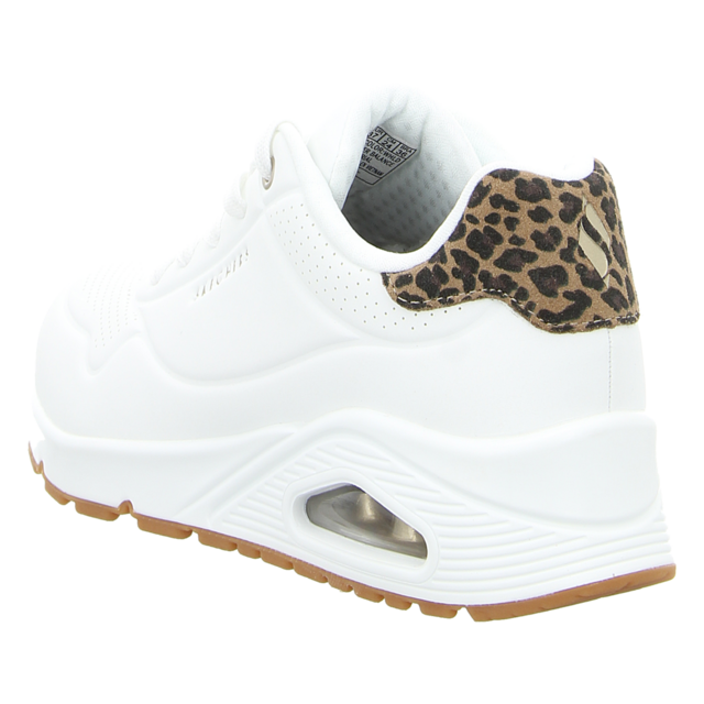 Skechers - 177093 WHLD - Uno-Jungle Nite - white/leopard - Stiefeletten