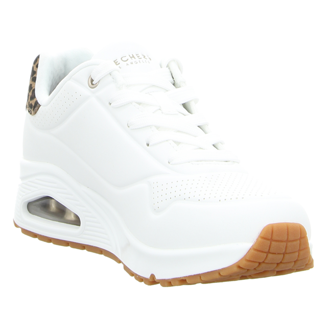 Skechers - 177093 WHLD - Uno-Jungle Nite - white/leopard - Stiefeletten