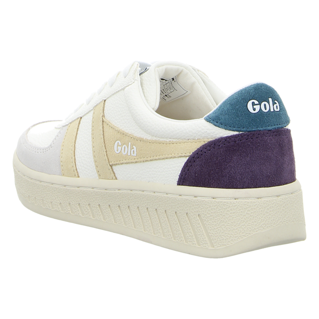 Gola - CLA415-YE - Grandslam Trident - white/buttermilk/peacock - Sneaker