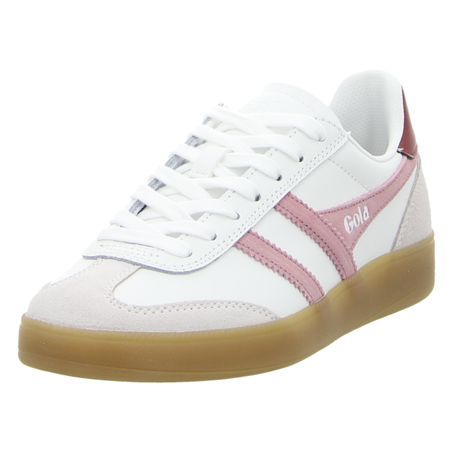 Gola - CLB744-WI - Viper Leather - white/candy/deep red/gum - Sneaker