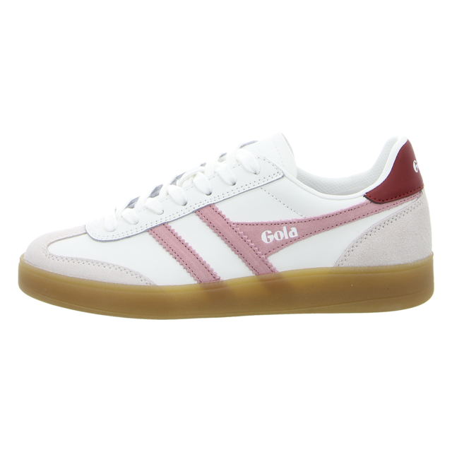 Gola - CLB744-WI - Viper Leather - white/candy/deep red/gum - Sneaker