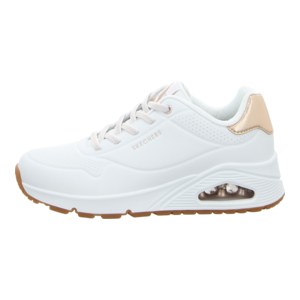 Sneaker - Skechers - Uno-Shimmer Away - white/rose gold
