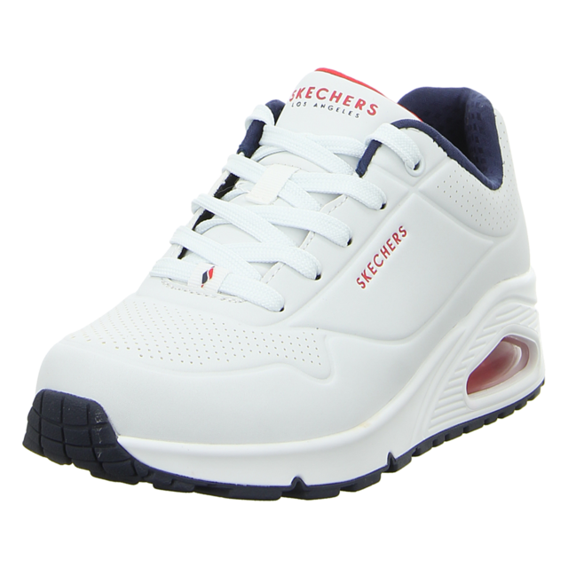 Skechers - 73690 WNVR - UNO-Stand on Air - white/navy/red - Sneaker