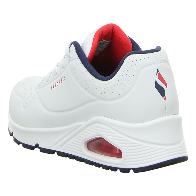 Skechers - 73690 WNVR - UNO-Stand on Air - white/navy/red - Sneaker