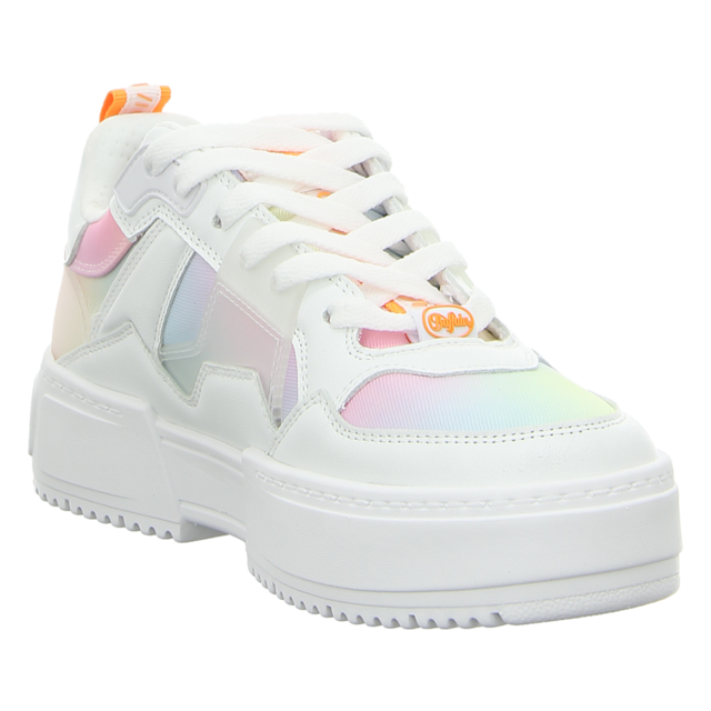 Buffalo - 163090/5 - RSE V2 - tie dye coral/green - Schnrschuhe