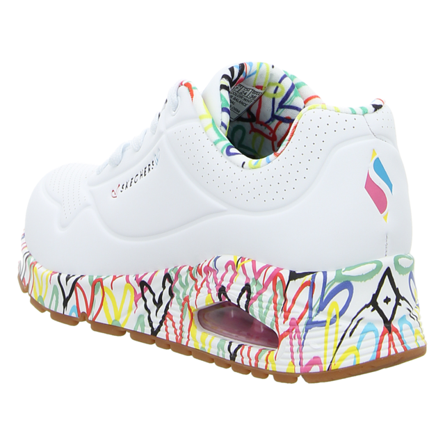 Skechers - 155506 WHT - Uno-Loving Love - white/multi color - Sneaker