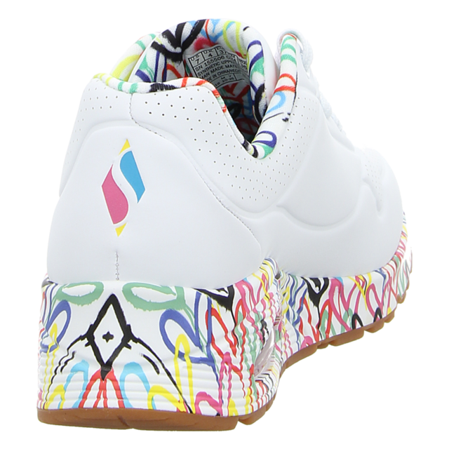 Skechers - 155506 WHT - Uno-Loving Love - white/multi color - Sneaker