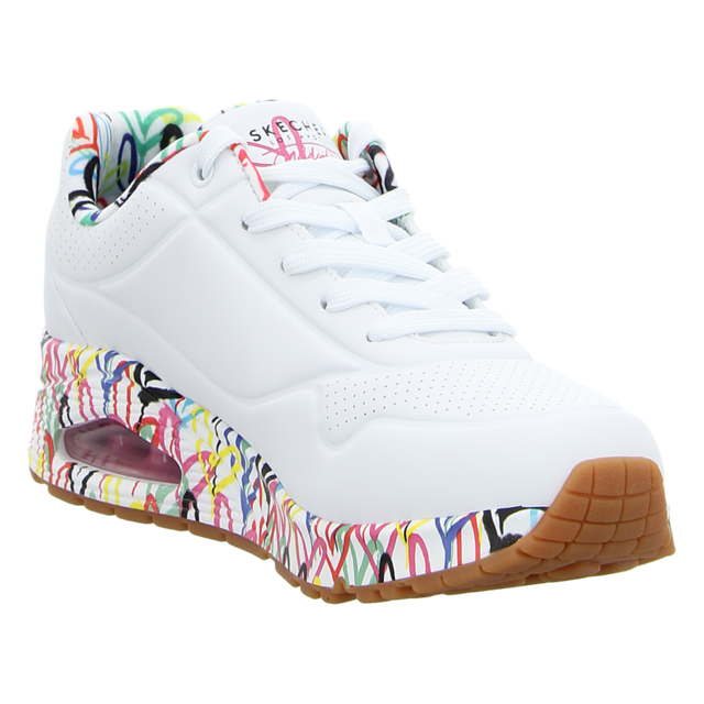 Skechers - 155506 WHT - Uno-Loving Love - white/multi color - Sneaker