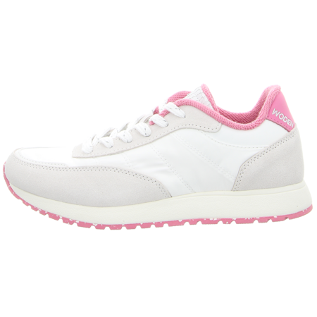 Sneaker - Woden - Nellie Vintage - blanc de blanc/aurora pink