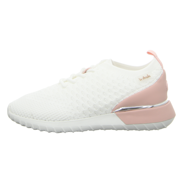 La Strada - 2101381-4504 - 2101381-4504 - white knitted/pink heelcap - Sneaker