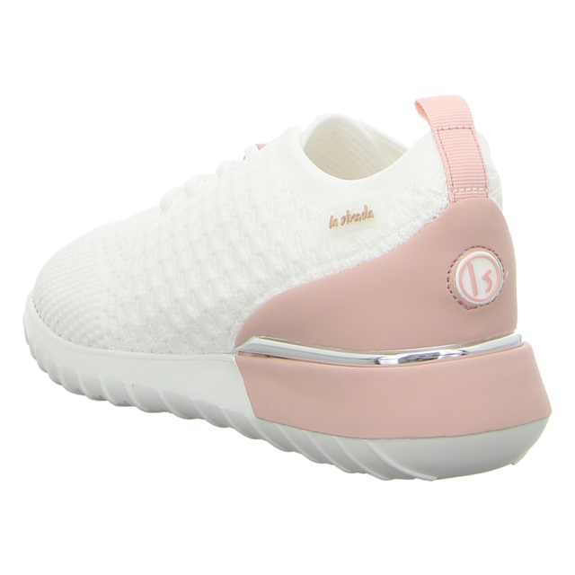 La Strada - 2101381-4504 - 2101381-4504 - white knitted/pink heelcap - Sneaker