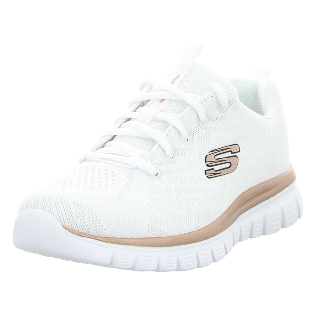 Skechers - 12615 WTRG - Graceful-Get connect - white/rose gold - Sneaker