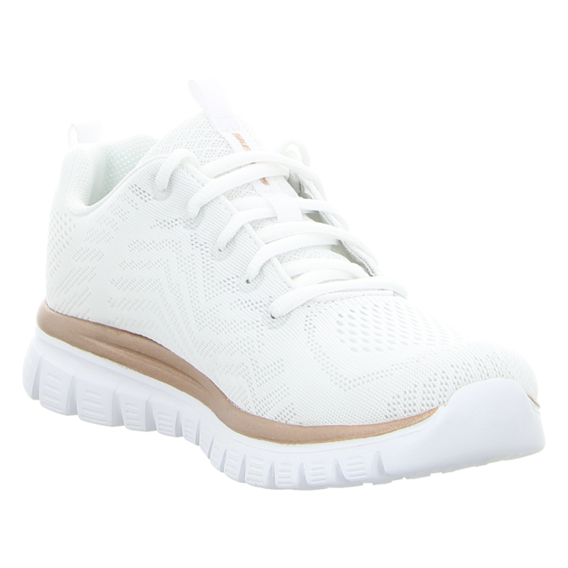 Skechers - 12615 WTRG - Graceful-Get connect - white/rose gold - Sneaker