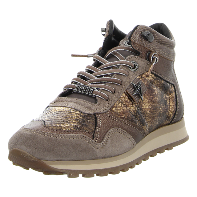 Cetti - C1048 SRA ANTE SNAKE PEWTER - C1048 - snake pewter - Sneaker