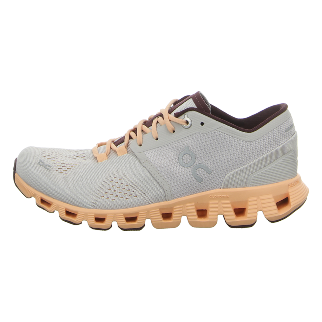 ON - 40.99699 - Cloud X - silver / almond - Sneaker