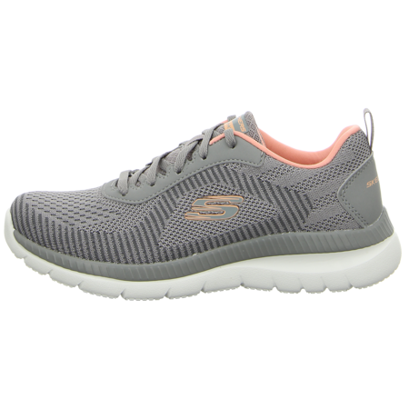 Sneaker - Skechers - Bountiful - gray/coral