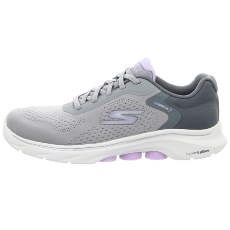 Sneaker - Skechers - Go Walk 7-Cosmic Wav - gray/laveder