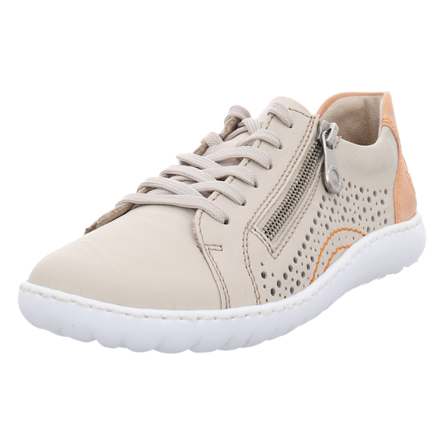 Rieker - 52824-60 - 52824-60 - beige - Schnrschuhe