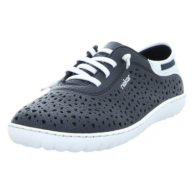 Rieker - 52805-14 - 52805-14 - blau kombi - Schnrschuhe