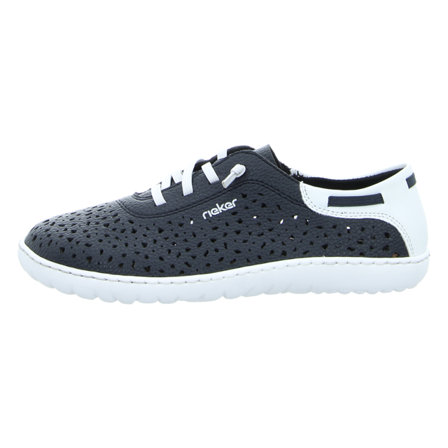 Rieker - 52805-14 - 52805-14 - blau kombi - Schnrschuhe