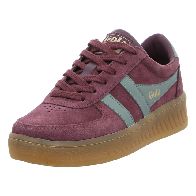 Gola - CLA589-RN - Grandslam Suede - windsor wine/green mist/gum - Sneaker