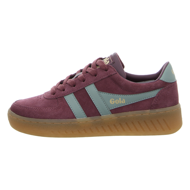 Gola - CLA589-RN - Grandslam Suede - windsor wine/green mist/gum - Sneaker