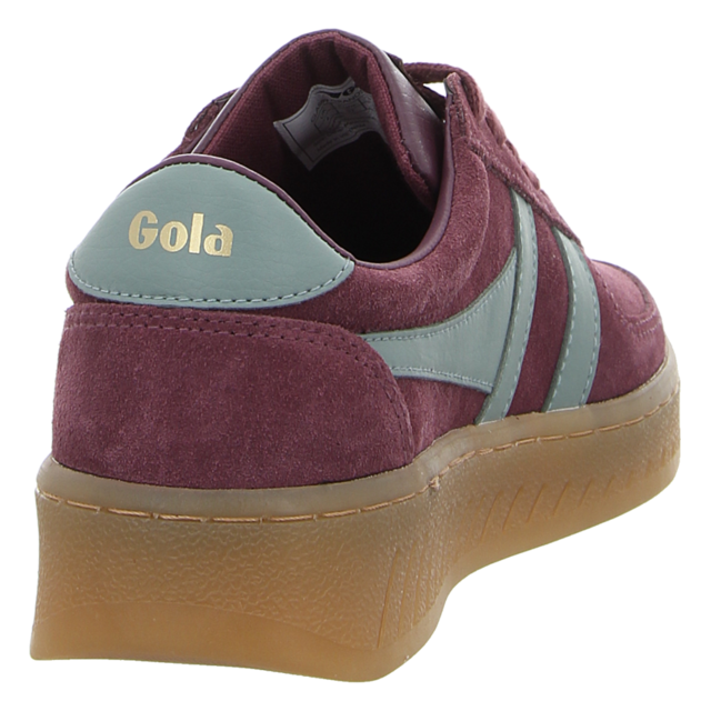 Gola - CLA589-RN - Grandslam Suede - windsor wine/green mist/gum - Sneaker