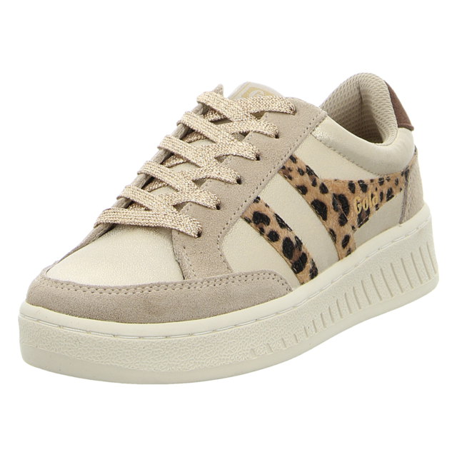 Gola - CLB773-YZ - Superslam Blaze II - gold/leopard/dark brown - Sneaker