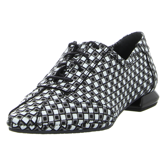 Simen - 8341A SCHWARZ/WEISS - 8341A SCHWARZ/WEISS - schwarz weiss - Schn�rschuhe