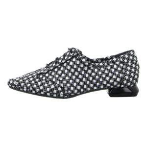 Schn�rschuhe - Simen - schwarz weiss