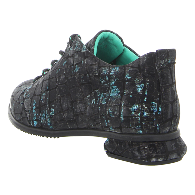 Simen - 7307A SCHWARZ-GRN - 7307A SCHWARZ-GRN - schwarz-grn - Schnrschuhe