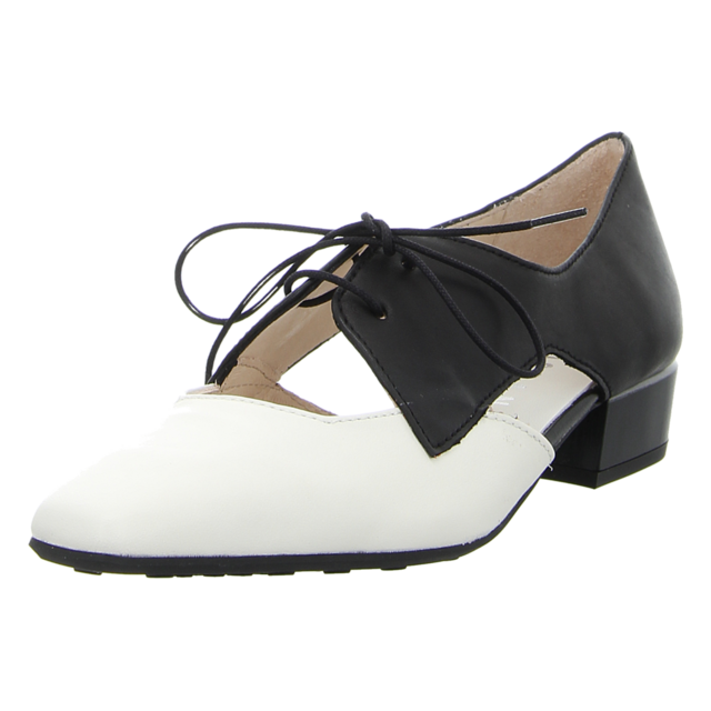 Hispanitas - BHV264628 PANNA/BLACK - Azucena - panna/black - Schn�rschuhe