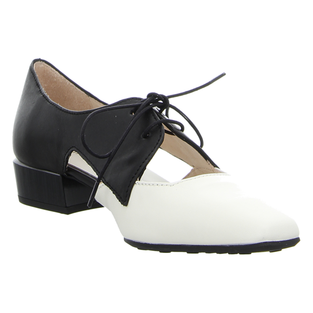 Hispanitas - BHV264628 PANNA/BLACK - Azucena - panna/black - Schn�rschuhe