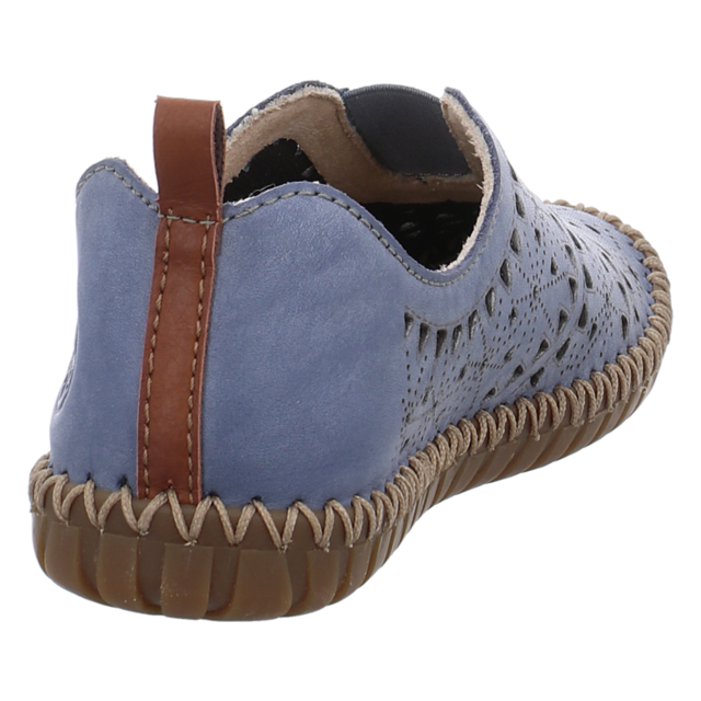 Rieker - M2852-12 - M2852-12 - blau - Slipper