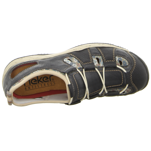 Rieker - L0561-14 - L0561-14 - blau-kombi - Slipper