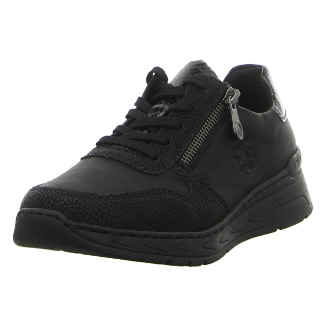 Rieker - M0031-01 - M0031-01 - schwarz - Schnrschuhe