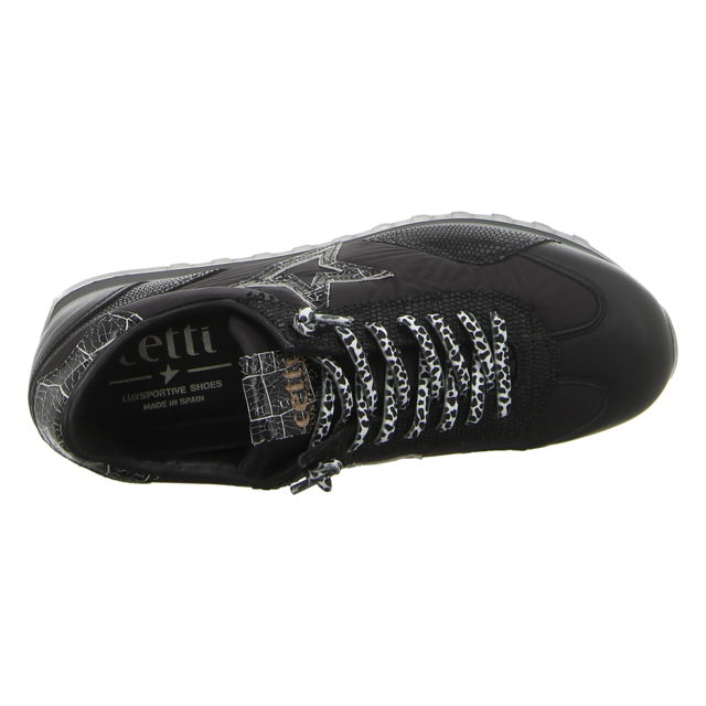 Cetti - C1259 SRA ANTE PIUMA BLACK - C-1259 SRA - sweet piuma black - Sneaker