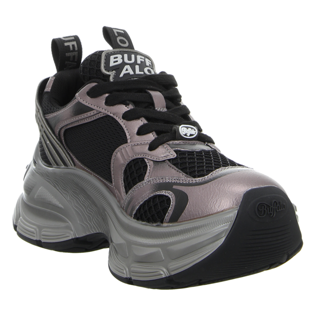 Buffalo - BN1636556 - RIDR - black/pewter - Schnrschuhe
