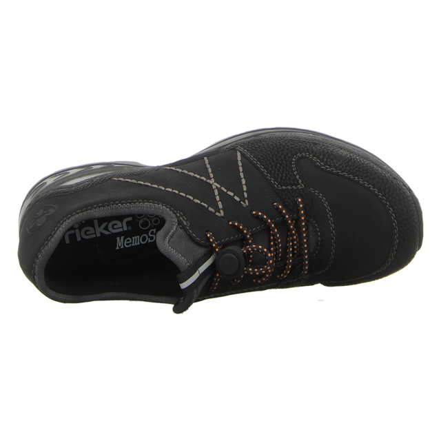 Rieker - M0563-00 - M0563-00 - schwarz - Schnrschuhe